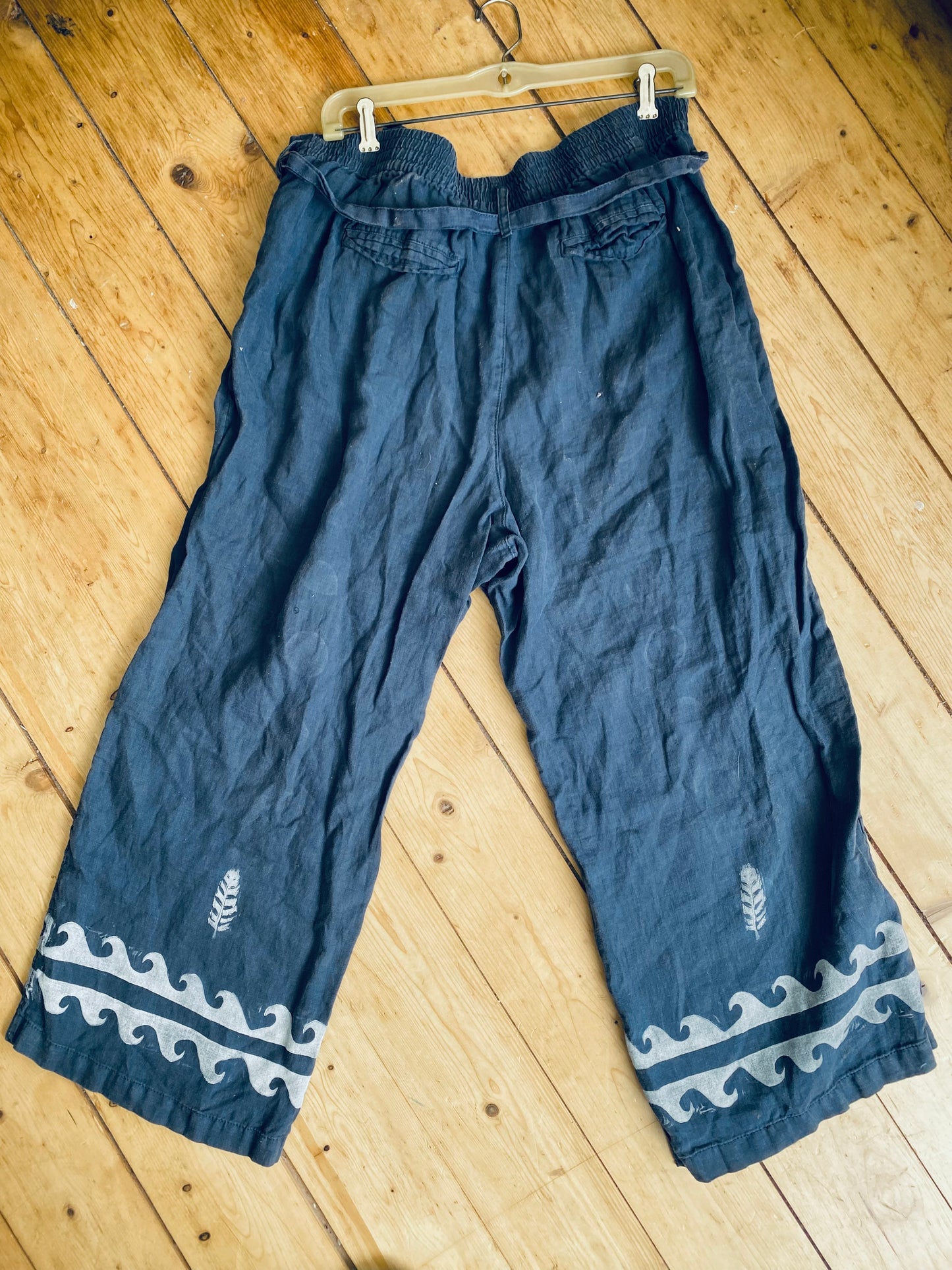 Water moon pants - blue