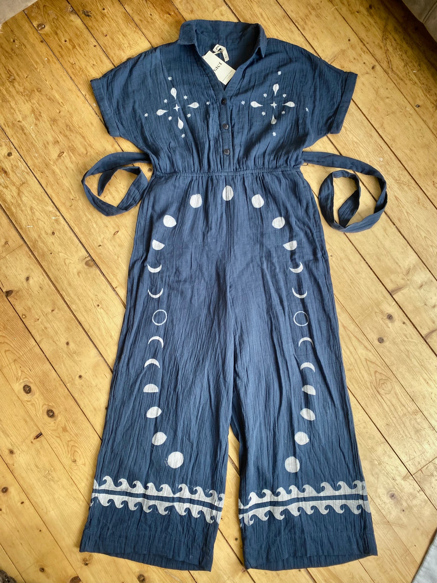 Water Moon jumpsuit - blue