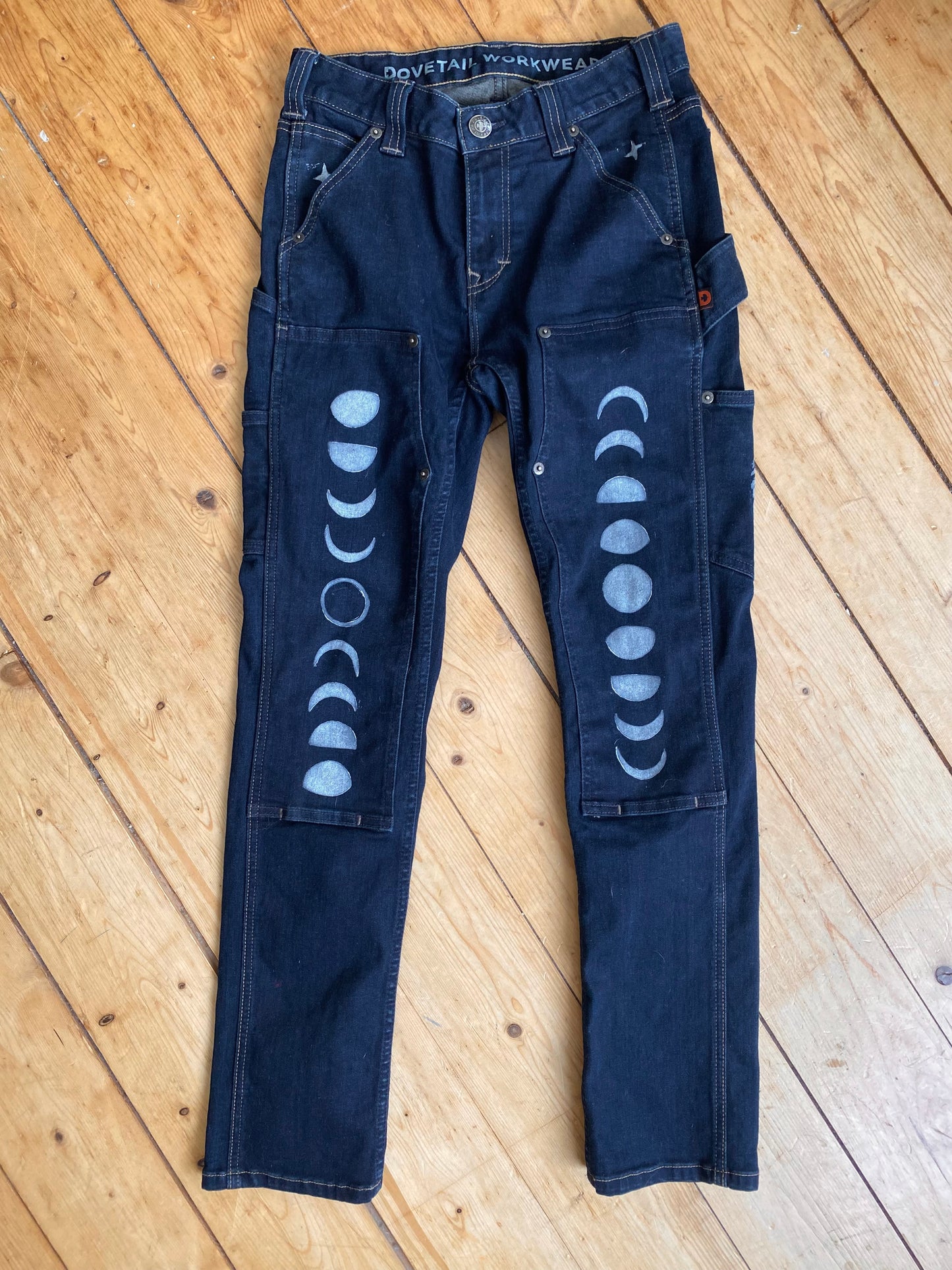 Magic Moon pants - blue denim workpants