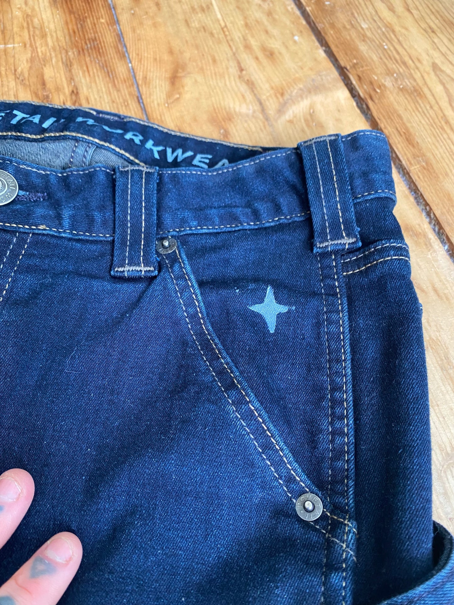 Magic Moon pants - blue denim workpants