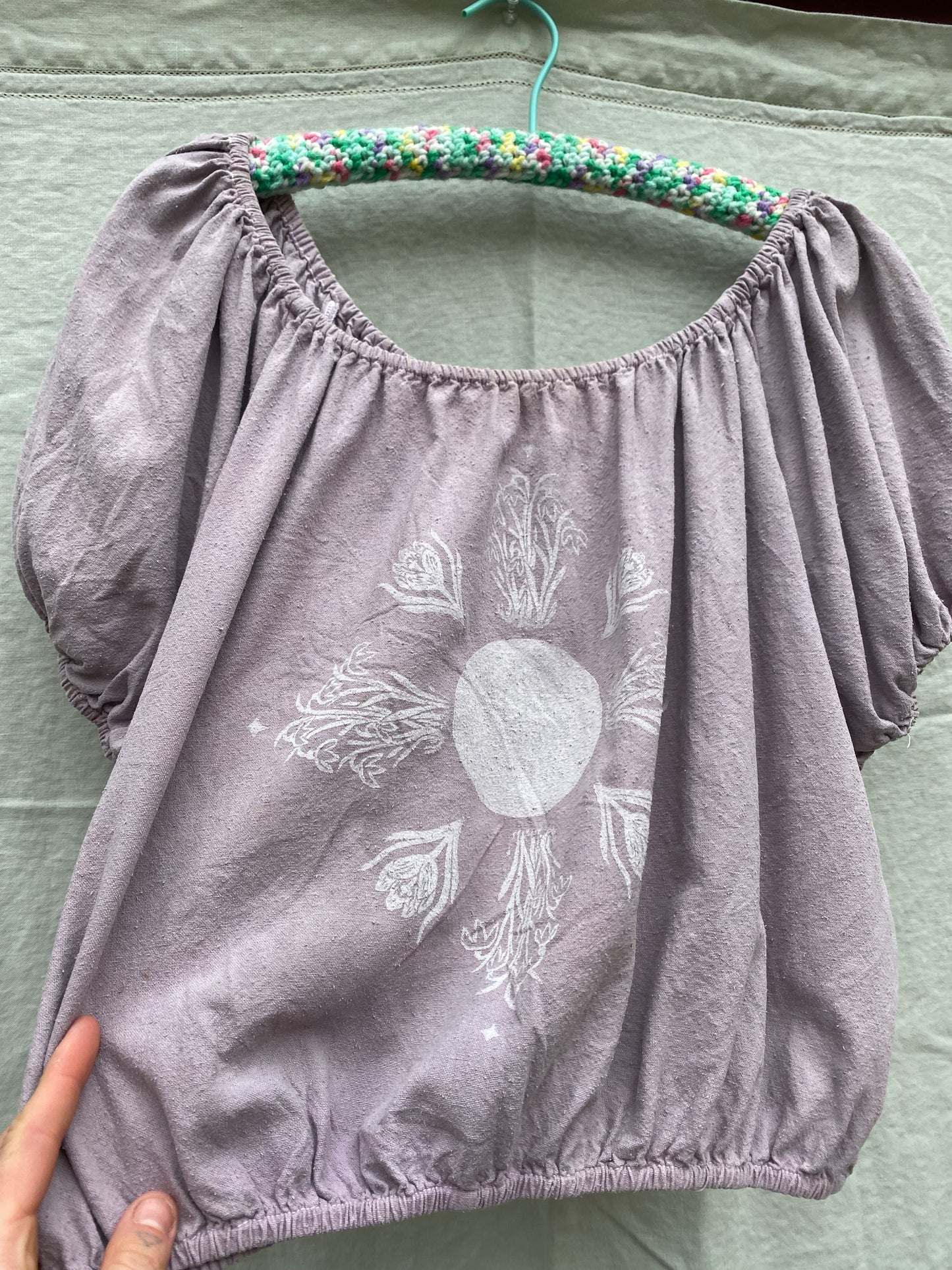 Raw Silk mystic moon spring top