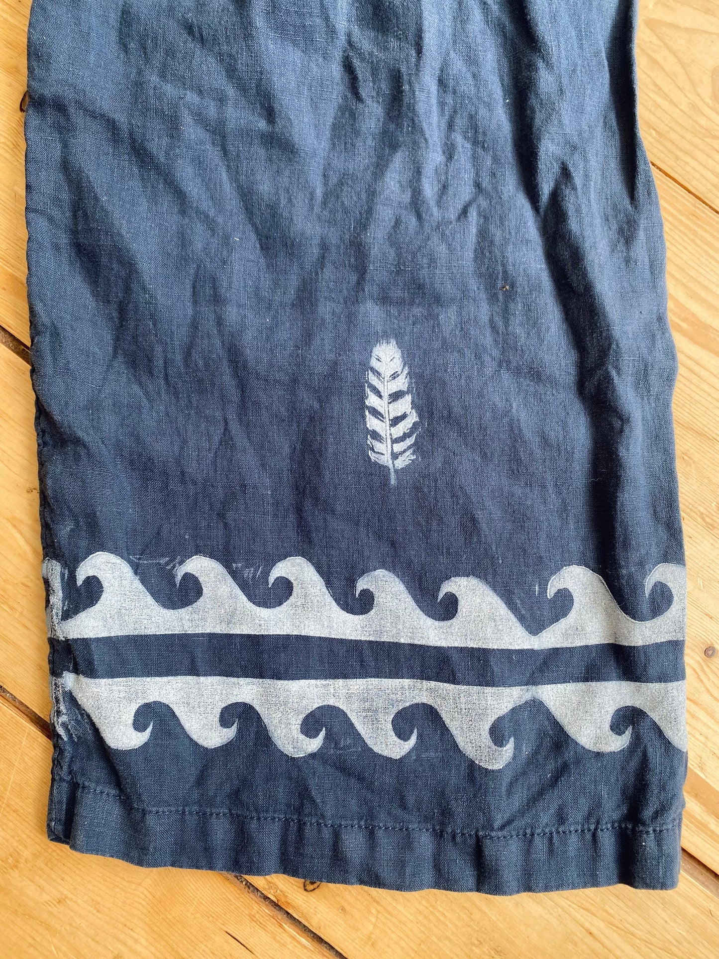 Water moon pants - blue
