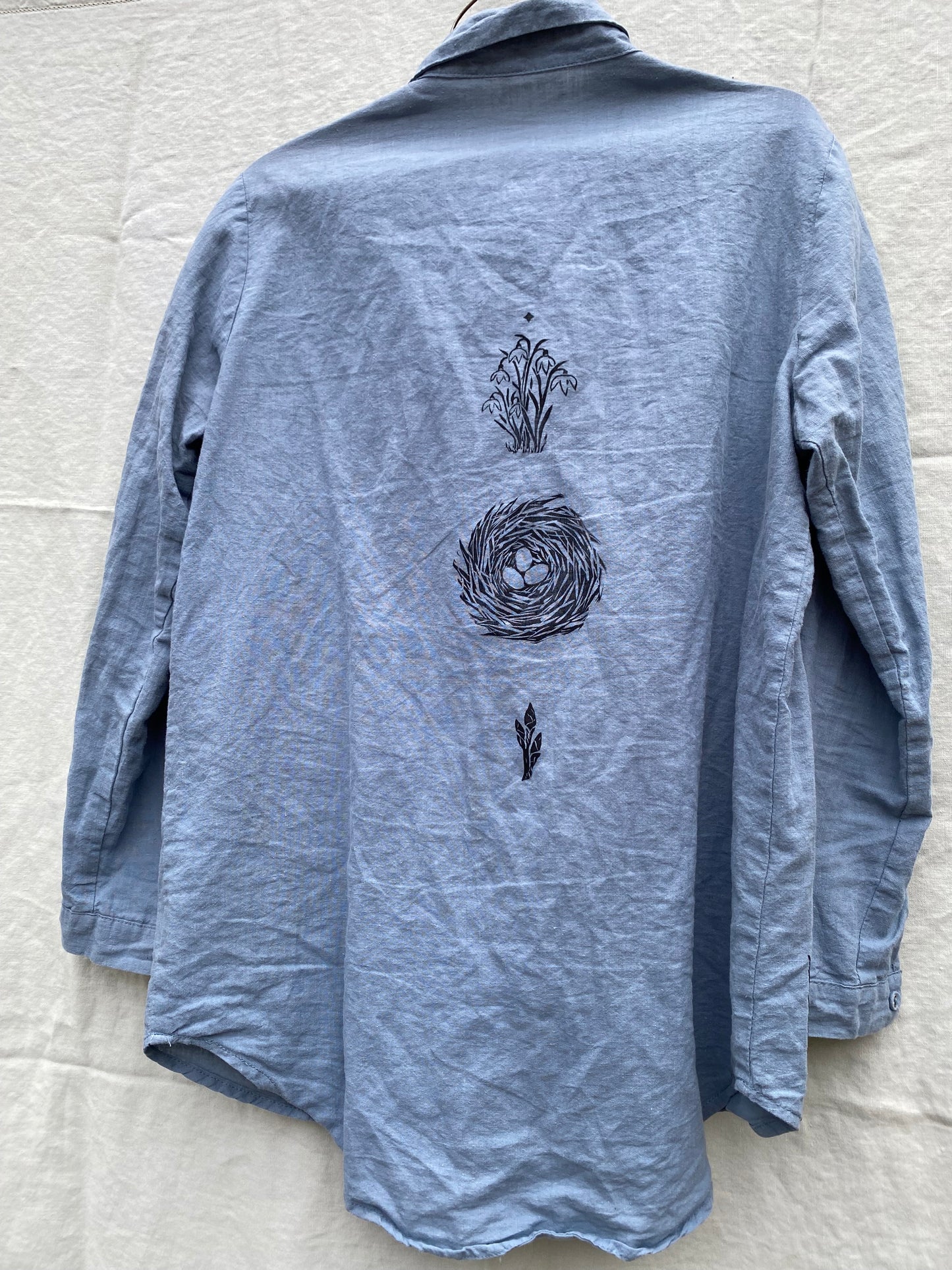Spring moon button up