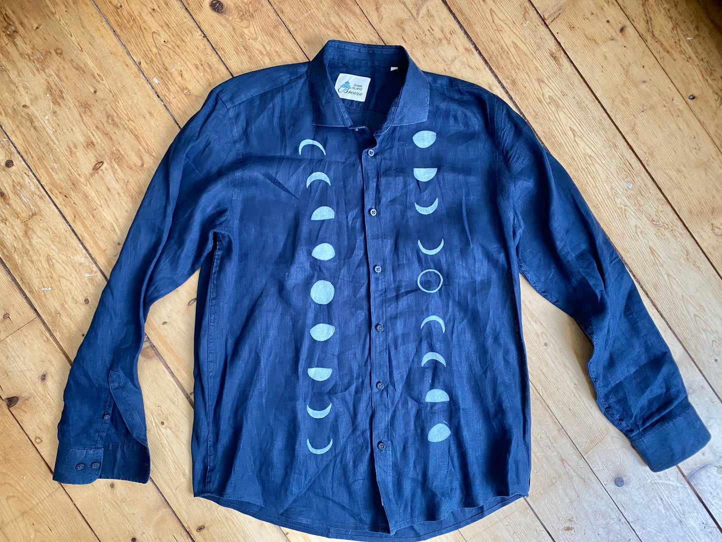 Owl Moon shirt - blue