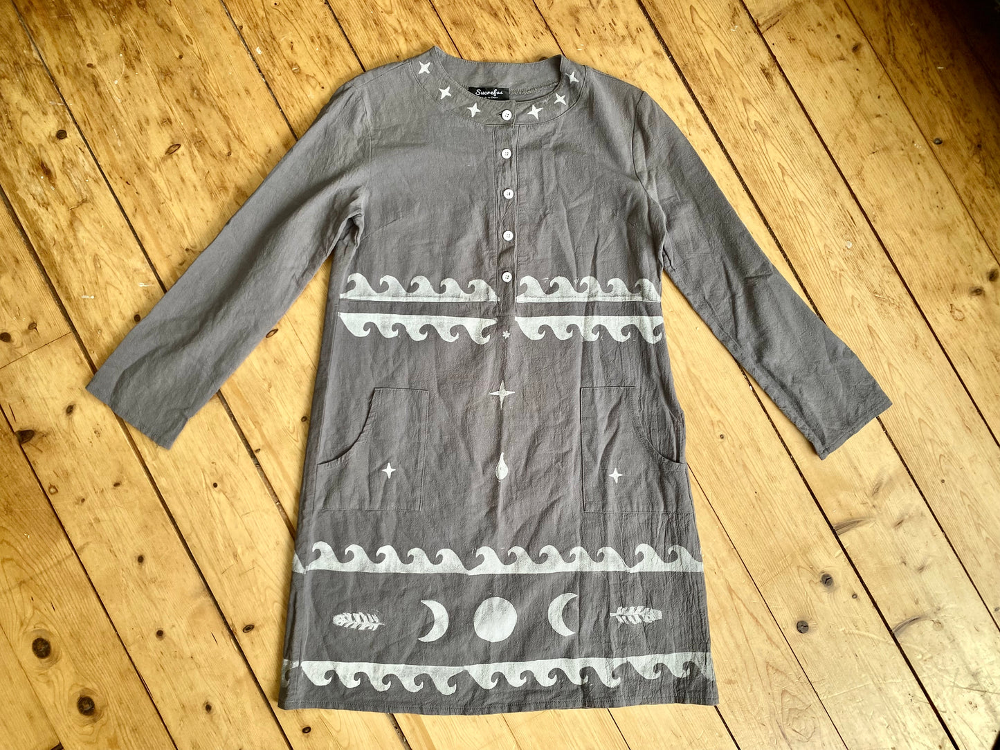 Water Moon dress - grey