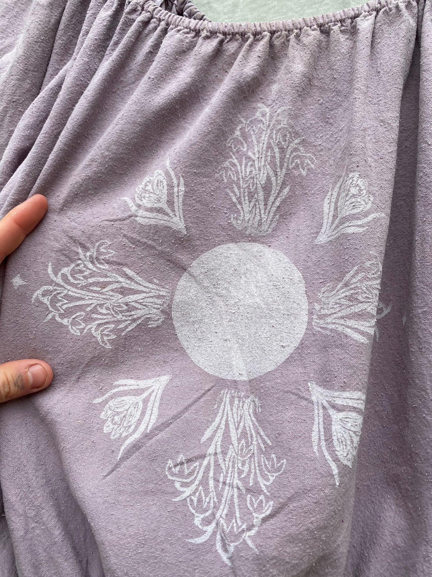 Raw Silk mystic moon spring top