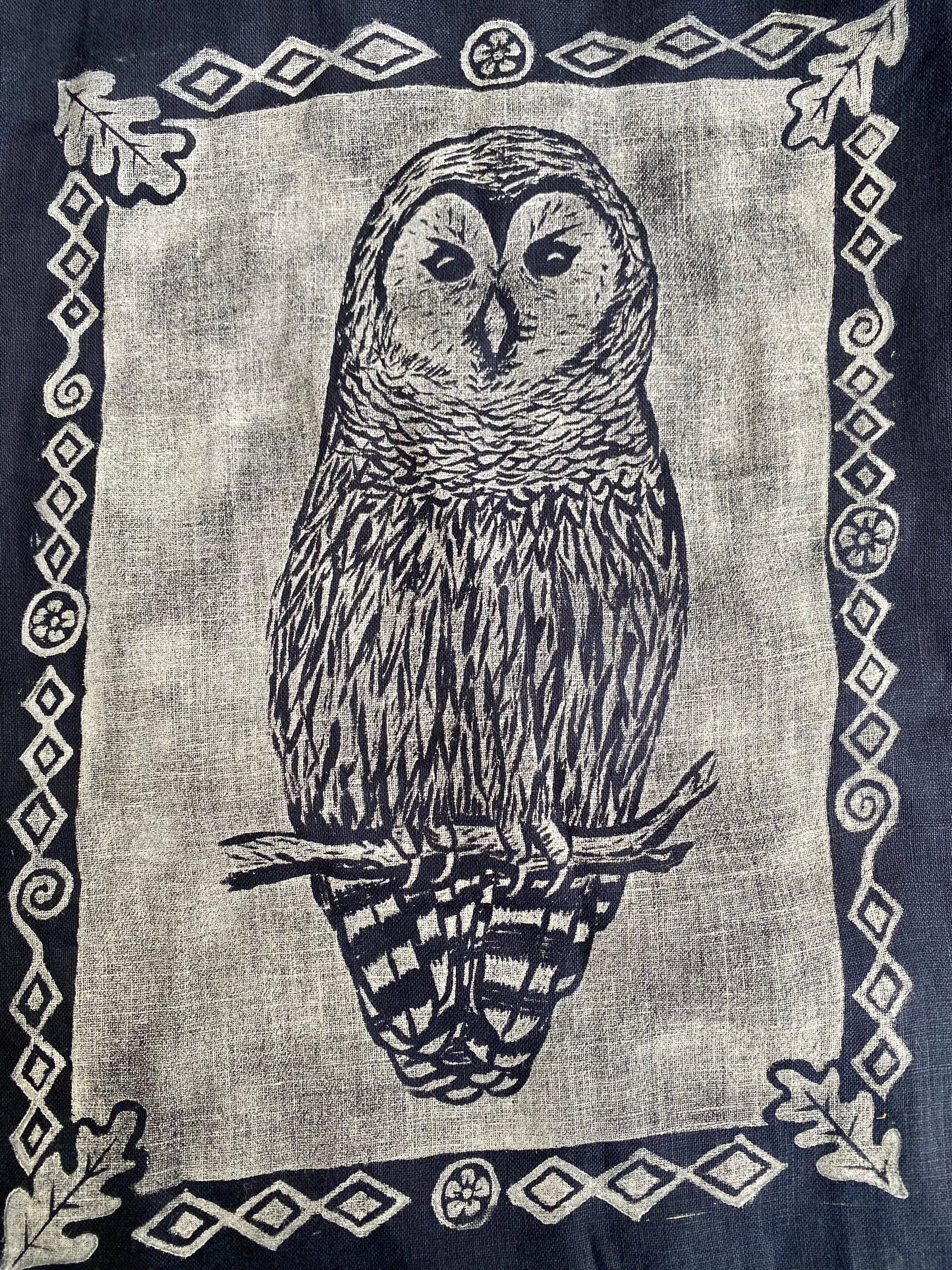 Owl Moon shirt - blue