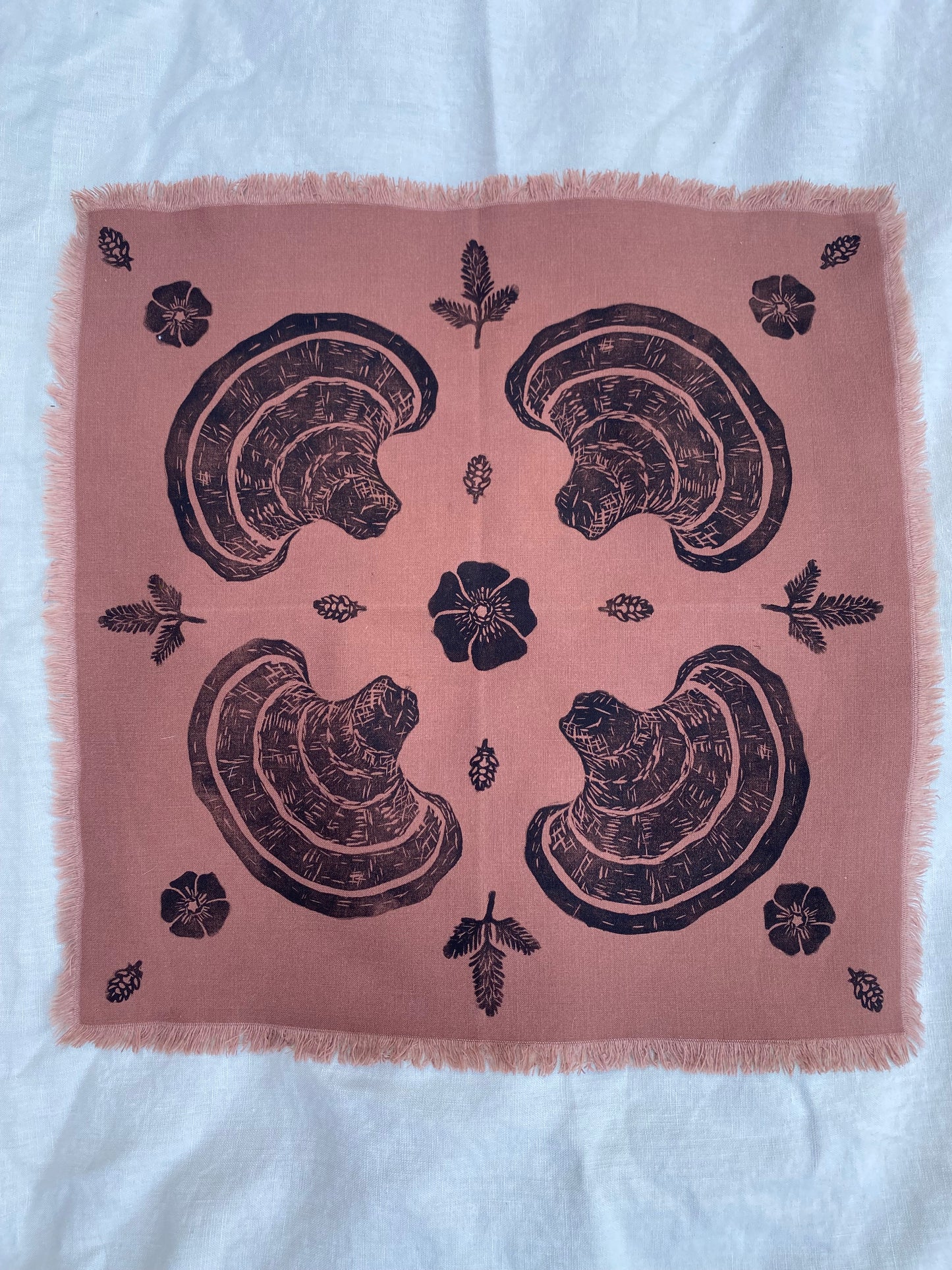 Reishi & Rose Bandana/Altar Cloth