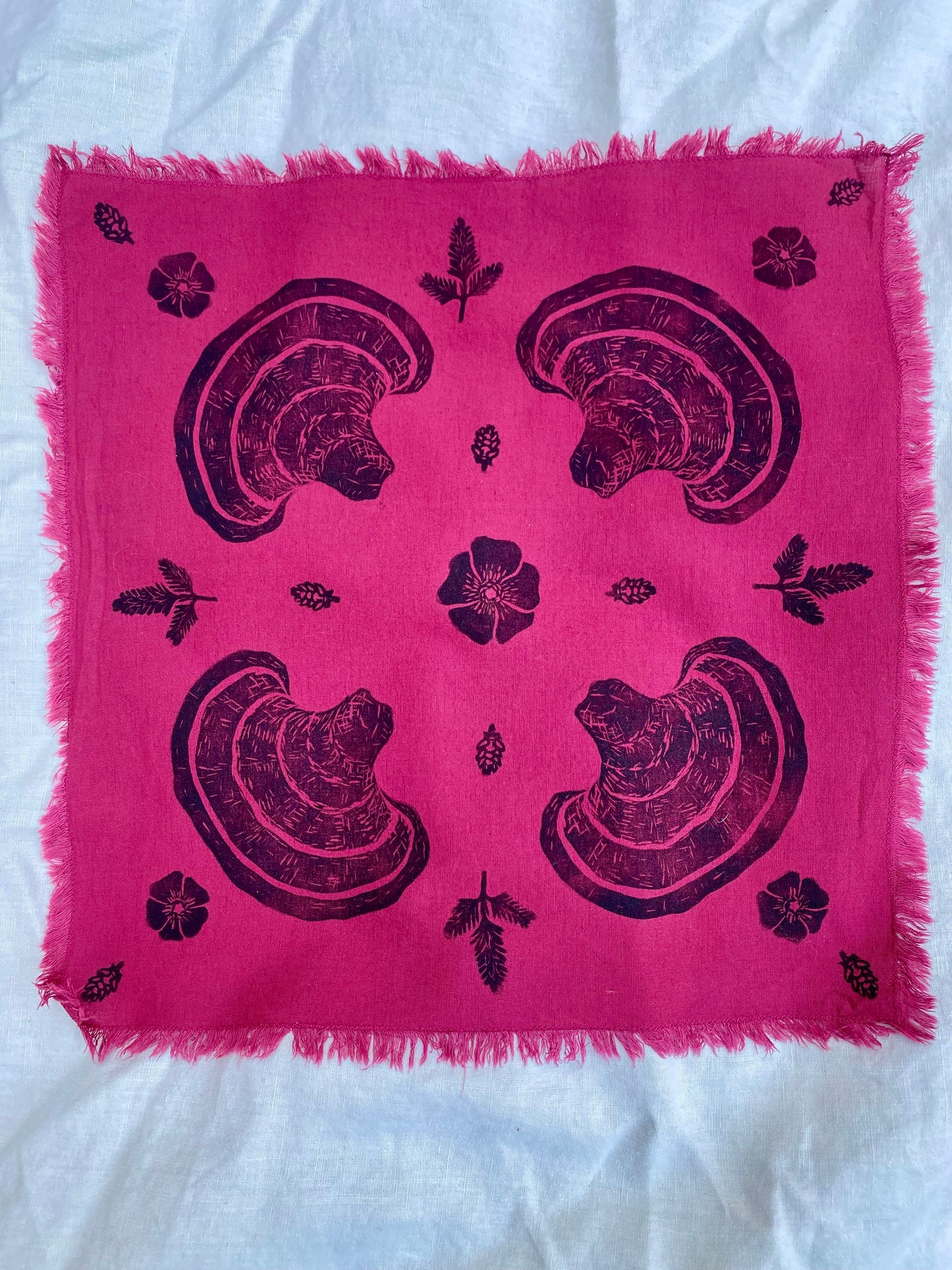 Reishi & Rose Bandana/Altar Cloth