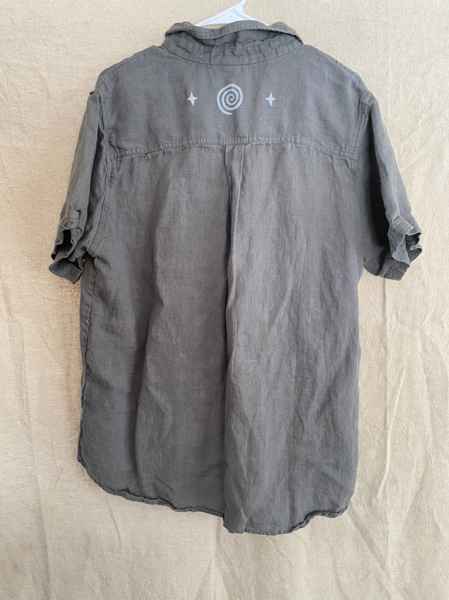 Inner Alchemy Linen Button Up (XL)