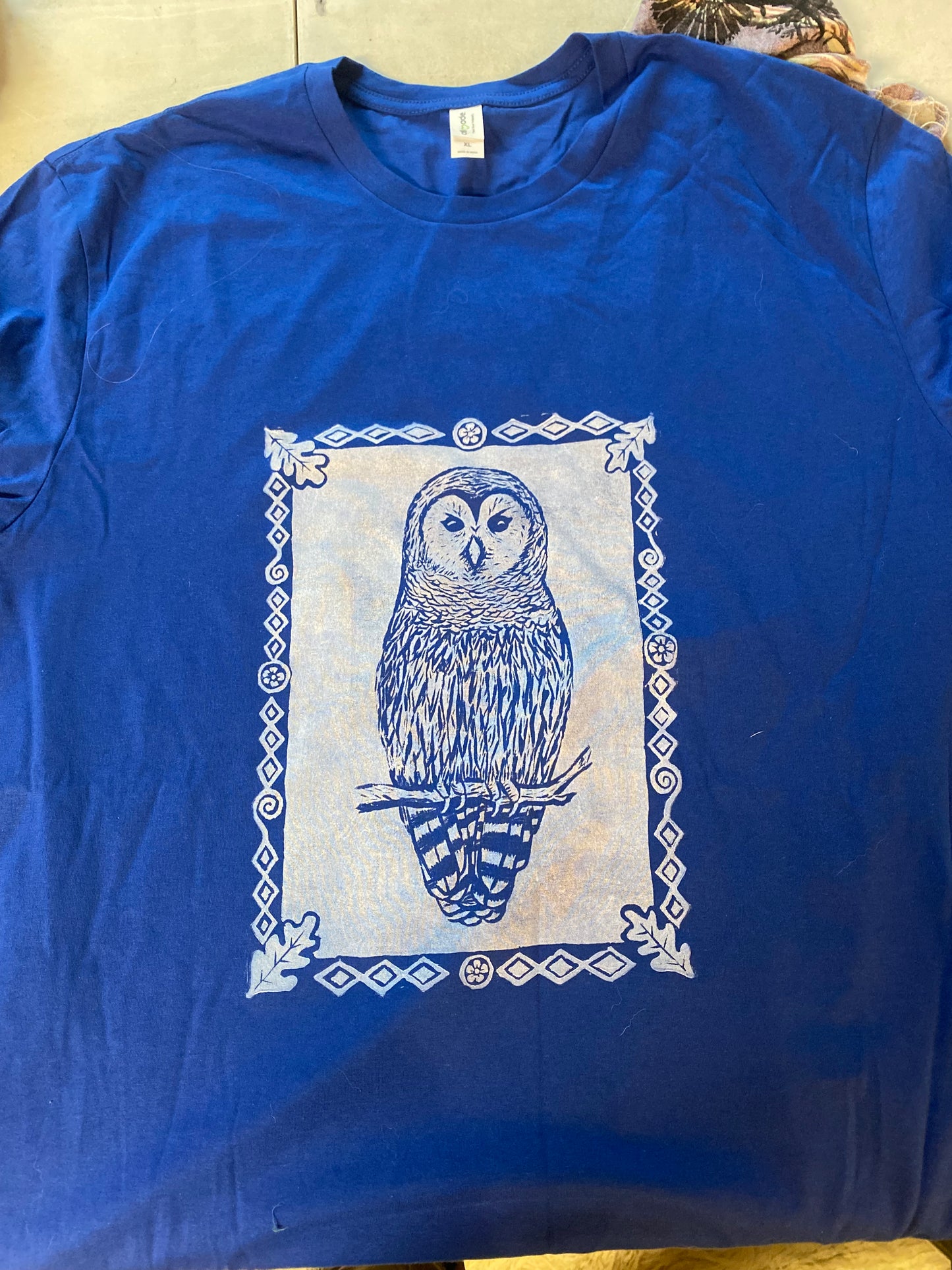 Barred Owl Stamp (Bring Your Own Garment)