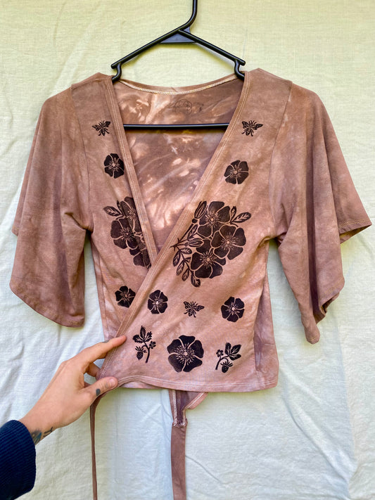 Rose Medicine Wrap Top