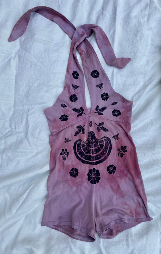 Purple Clouds of Summer Playsuit - Medium