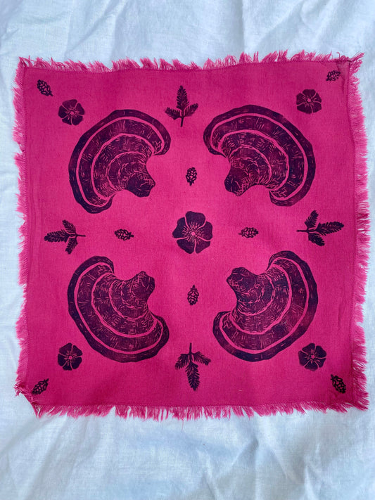 Reishi & Rose Bandana/Altar Cloth