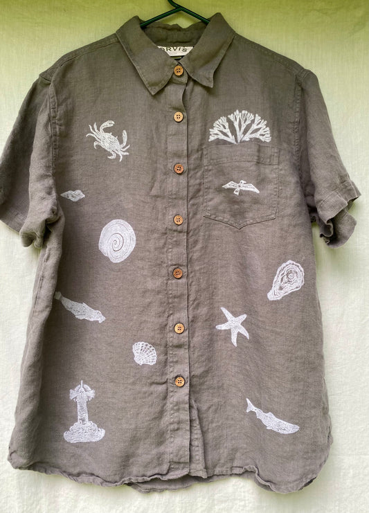 Seashore Delight Top - L & XL