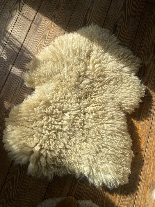 Cyclical Wisdom Sheepskin Rug
