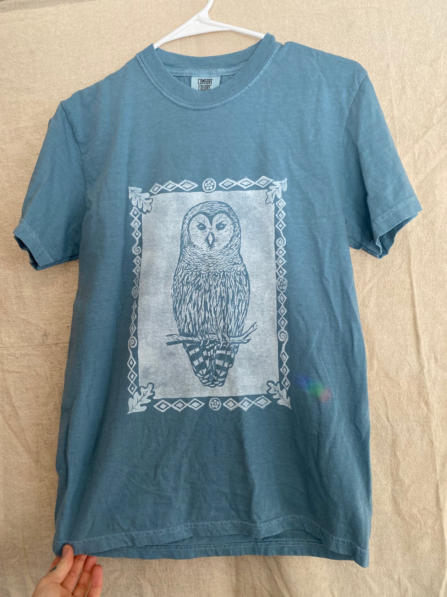 Barred Owl Tee in 3 colors (S)