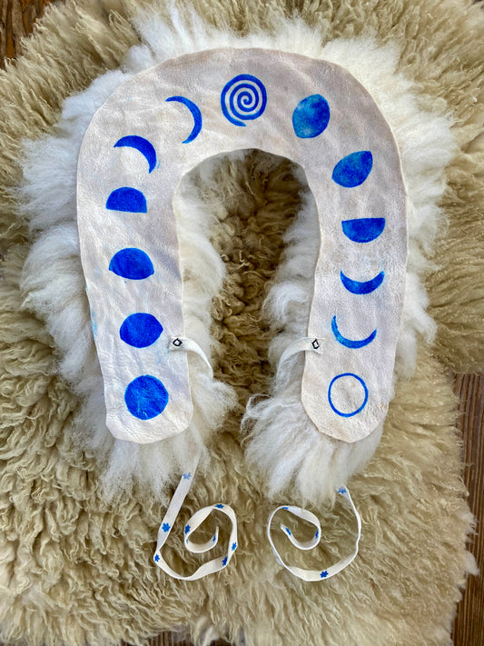 Moon Flow Sheepskin Shawl