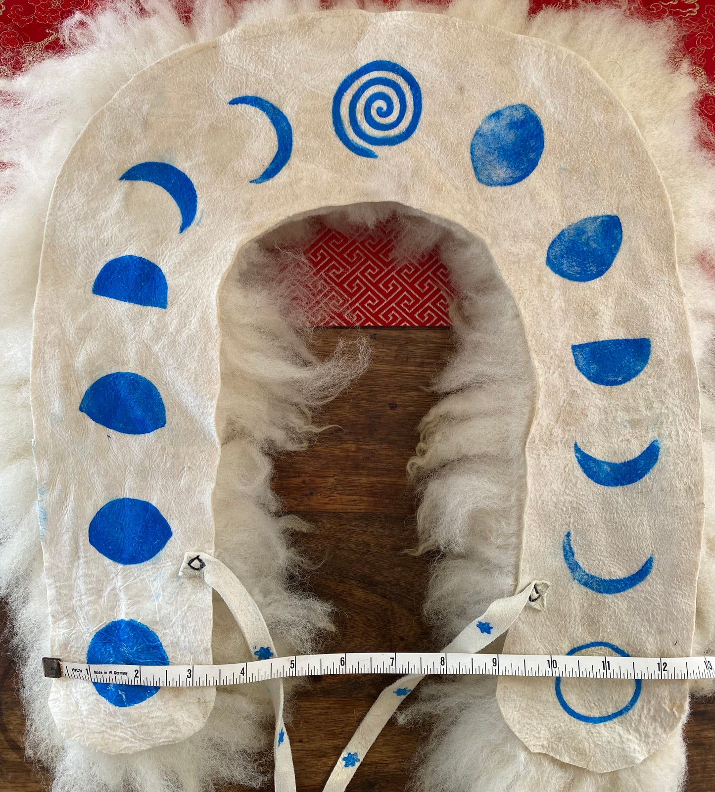 Moon Flow Sheepskin Shawl
